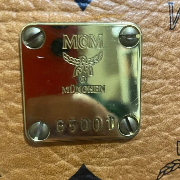 MCM Tan Leather Shoulder Bag - Picture 2 of 15